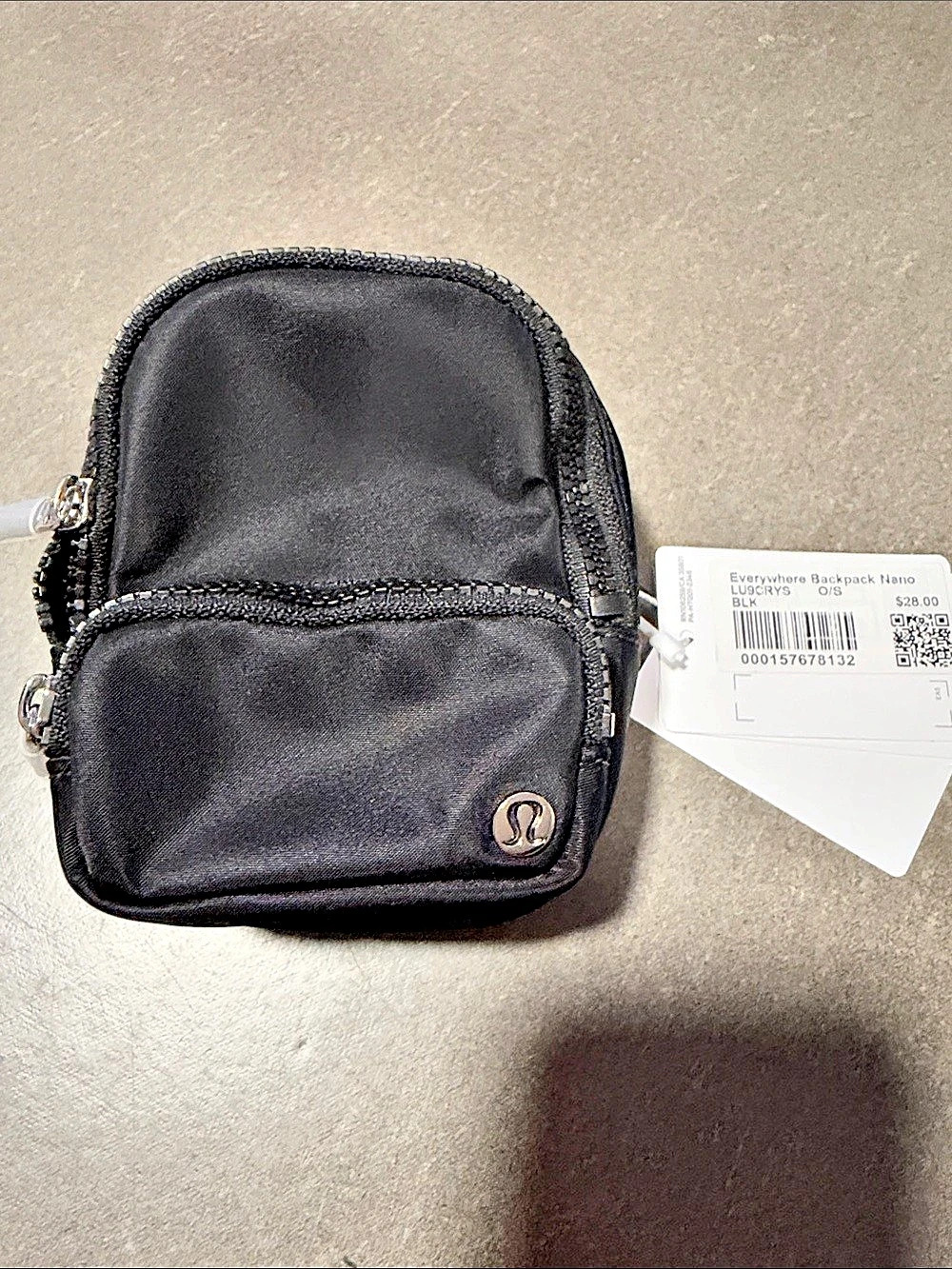 lululemon Everywhere Backpack Nano Mini Backpack in Black NWT